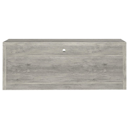 Burke 3-piece 59" TV Entertainment Center Grey Driftwood