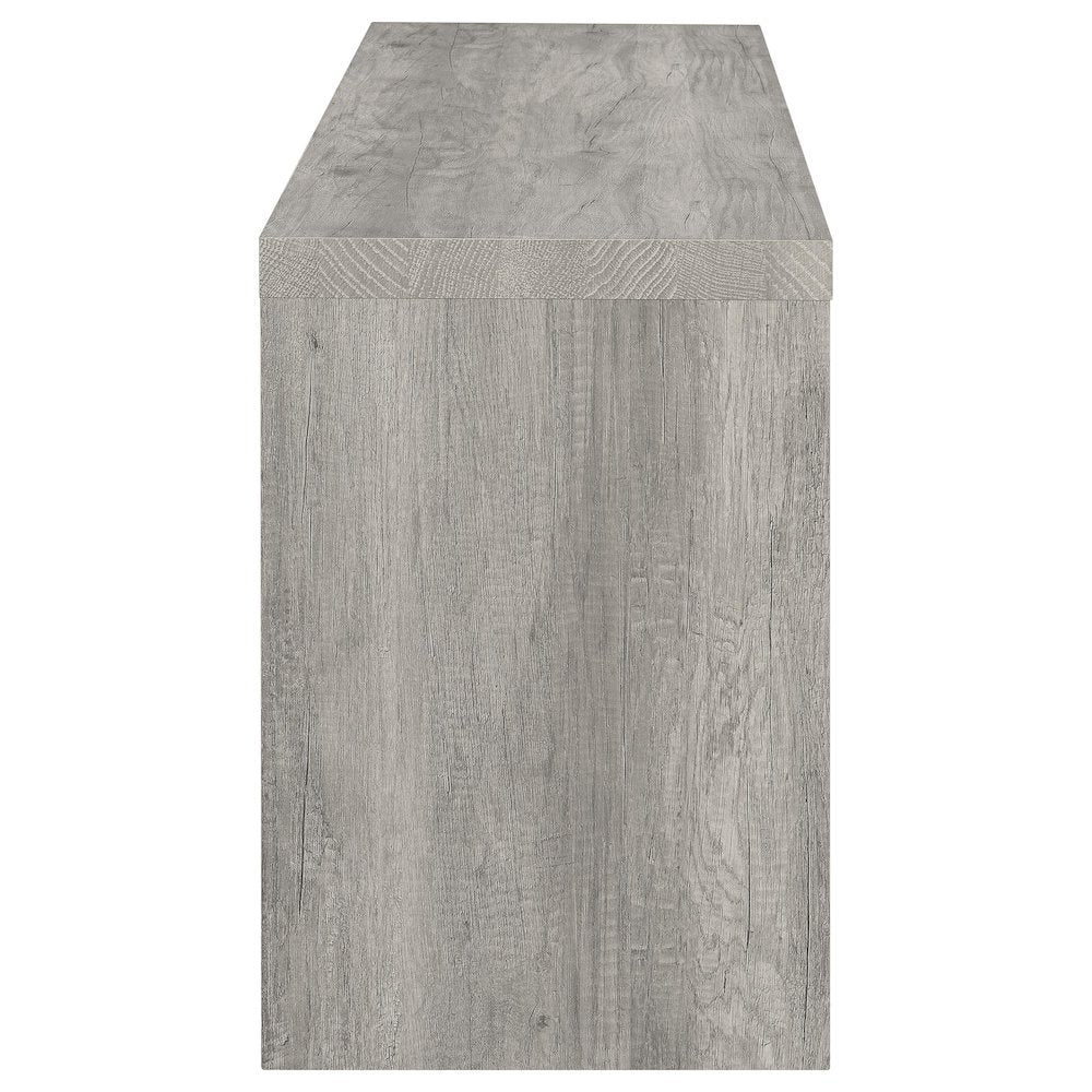 Burke 3-piece 59" TV Entertainment Center Grey Driftwood