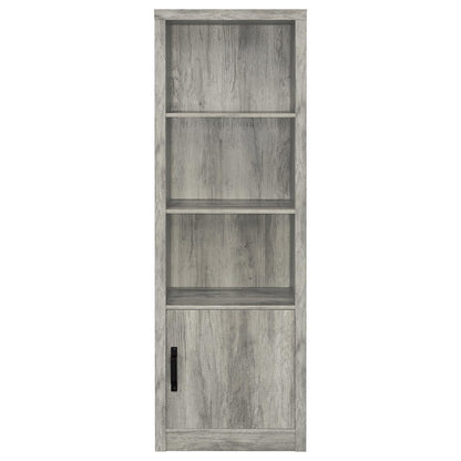 Burke 3-piece 59" TV Entertainment Center Grey Driftwood