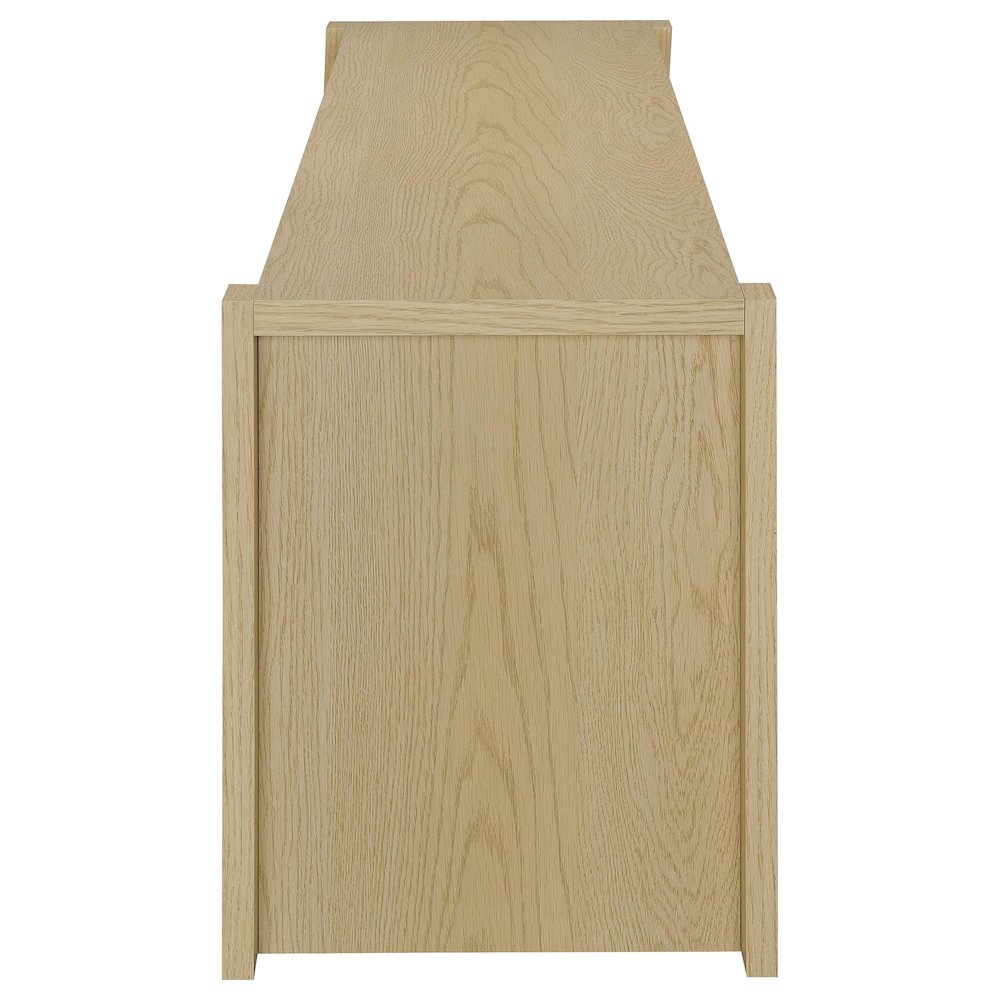 Laurelton 78-inch 4-door TV Stand Media Console Light Oak