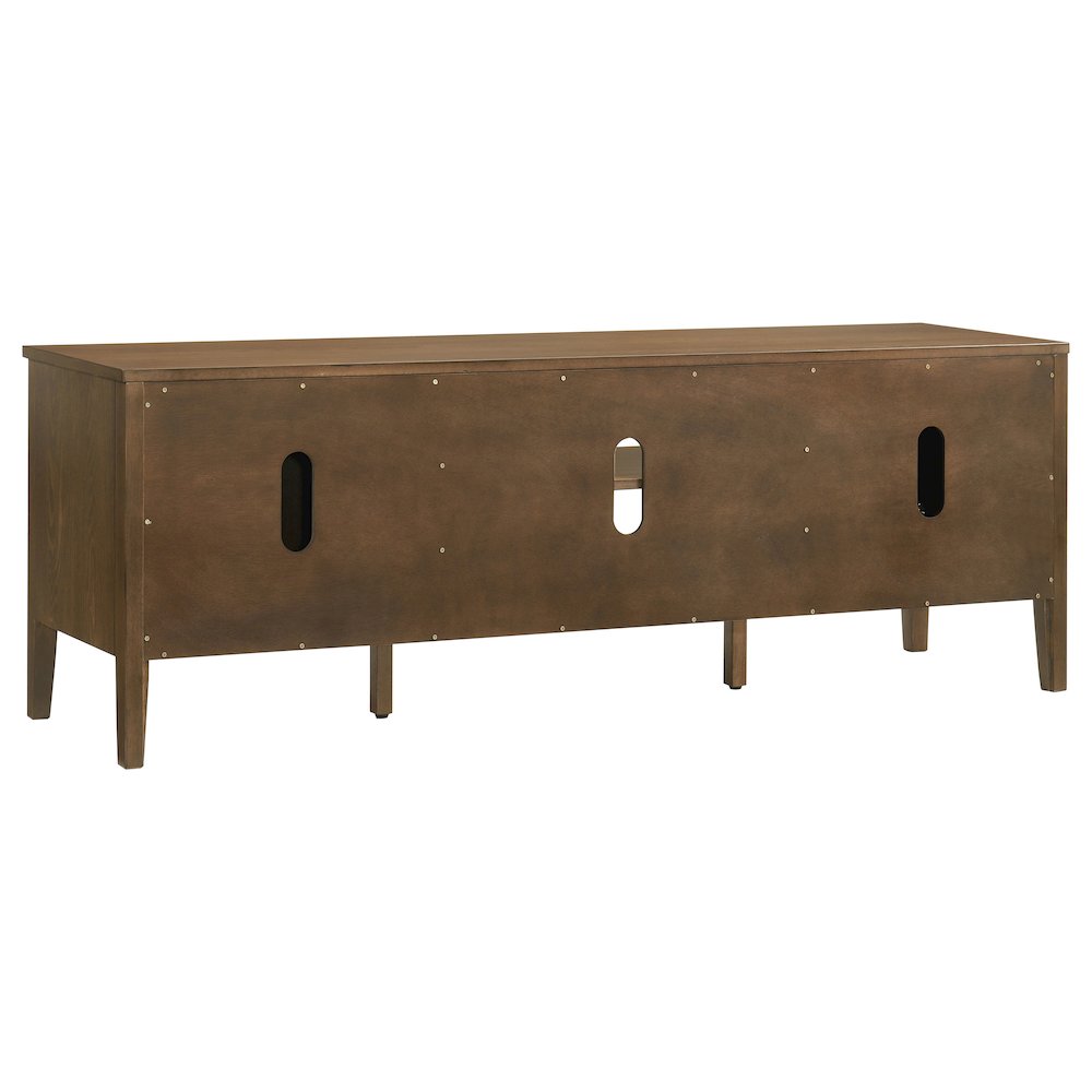 Thori 63-inch 2-door TV Stand Media Console Dark Brown