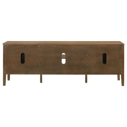 Thori 63-inch 2-door TV Stand Media Console Dark Brown
