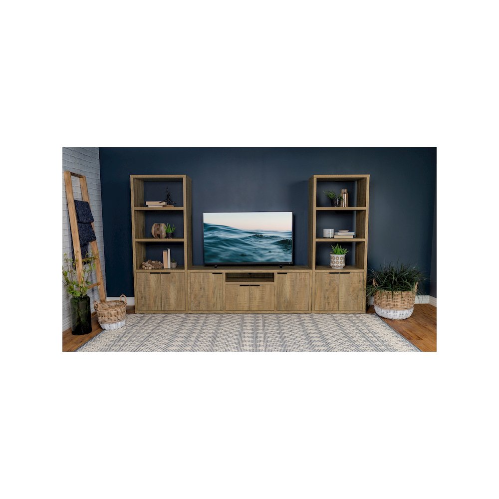 Tabby 4-door Engineered Wood 60" TV Stand Mango