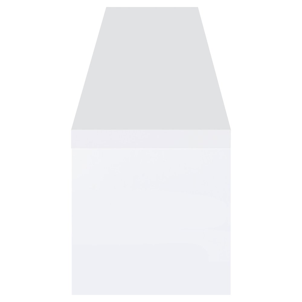 Jude 2-drawer Engineered Wood 71" TV Stand High Gloss White