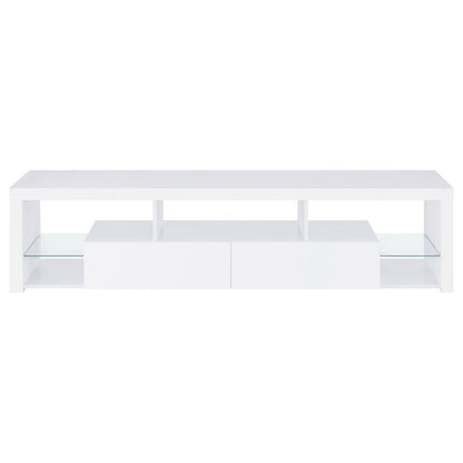 Jude 3-piece 71" TV Entertainment Center White High Gloss