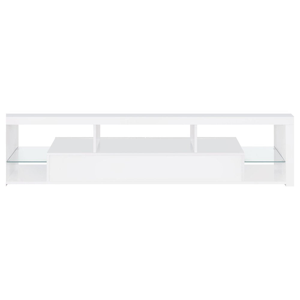 Jude 3-piece 71" TV Entertainment Center White High Gloss