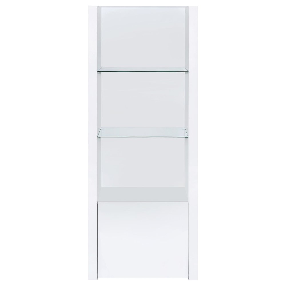 Jude 3-piece 71" TV Entertainment Center White High Gloss