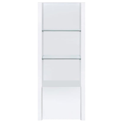 Jude 3-piece 71" TV Entertainment Center White High Gloss