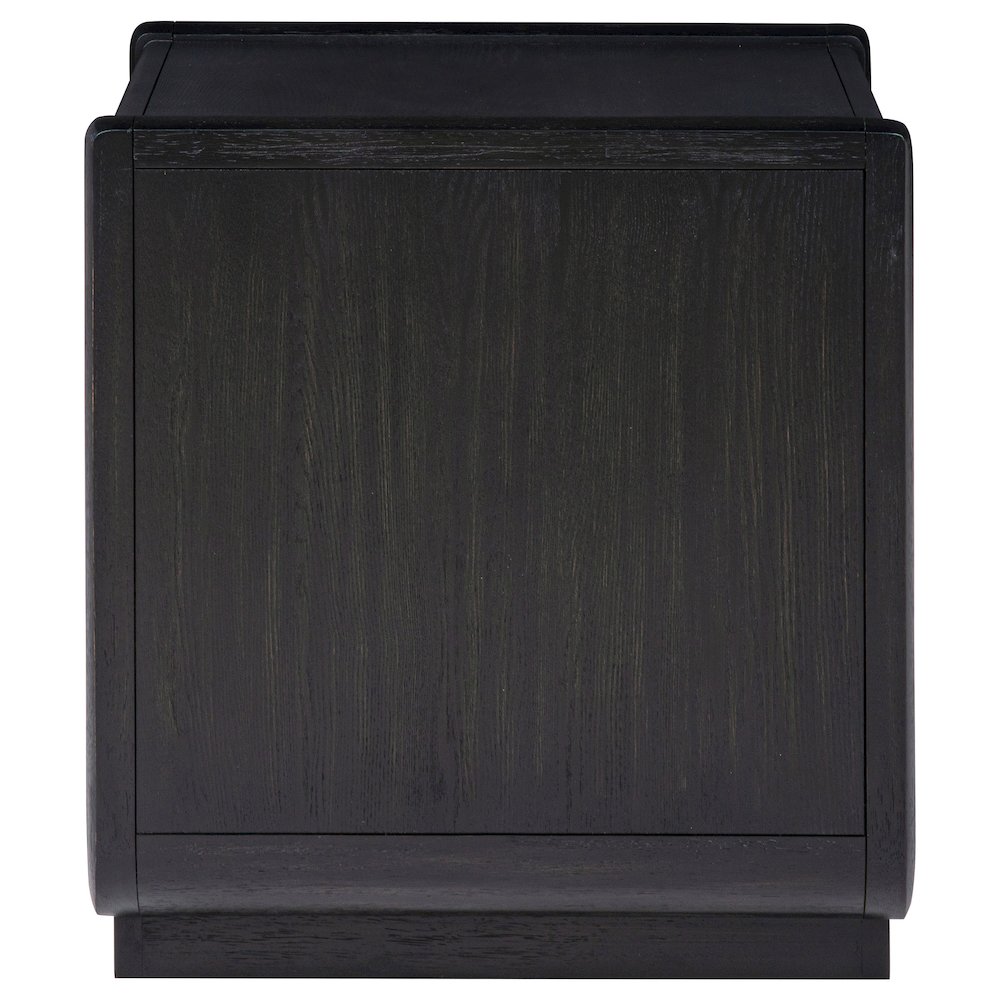 Leandro 1-drawer Wood Occasional Side End Table Burnished Black