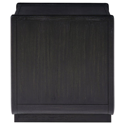 Leandro 1-drawer Wood Occasional Side End Table Burnished Black