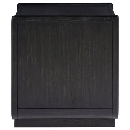 Leandro 1-drawer Wood Occasional Side End Table Burnished Black