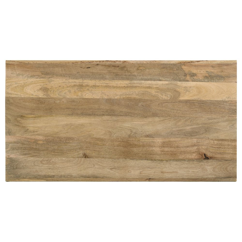 Benton Rectangular Solid Wood Coffee Table Natural