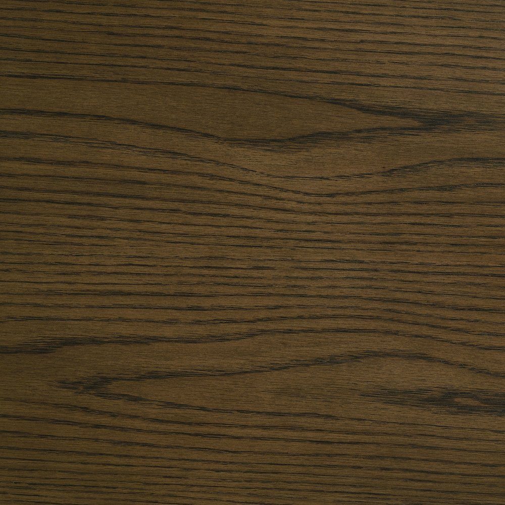Ottowa Round Wood Side End Table with Shelf Brown