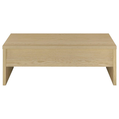 Canoga Engineered Wood Lift Top Coffee Table Light Oak