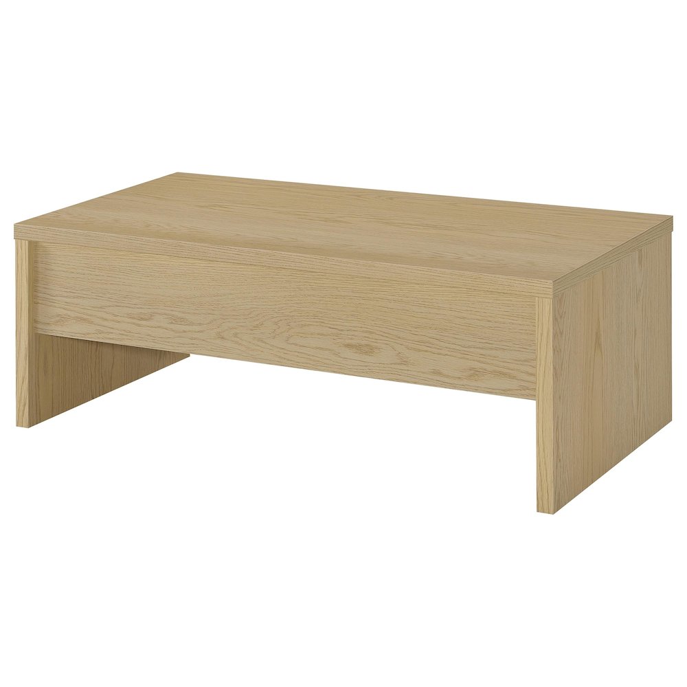 Canoga Engineered Wood Lift Top Coffee Table Light Oak