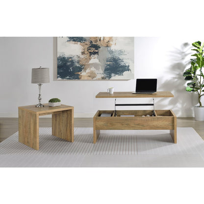 Canoga 2-piece Lift Top Cocktail Coffee Table Set Mango