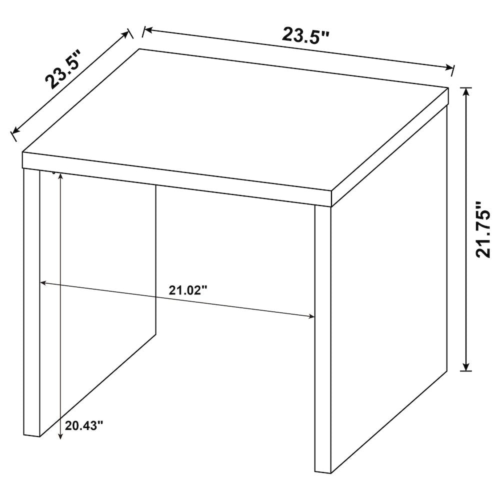 Canoga 3-piece Lift Top Cocktail Coffee Table Set Mango