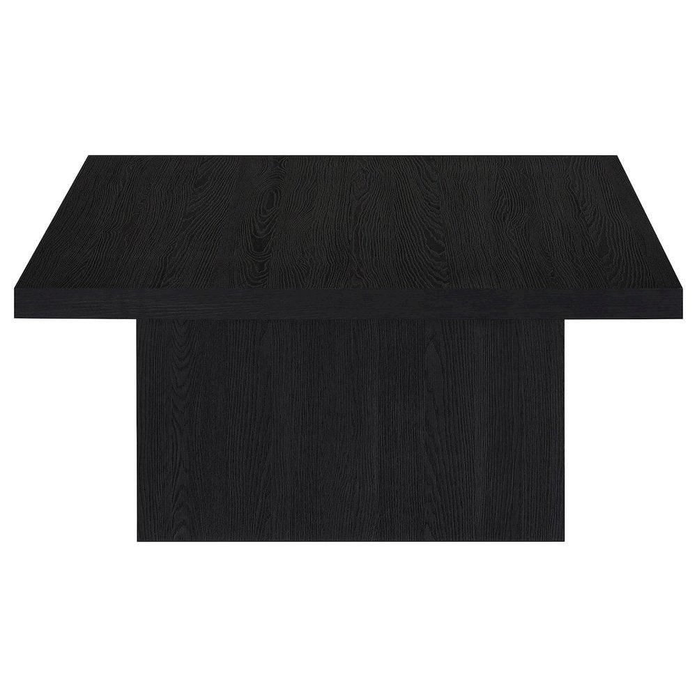 Devar Square Engineered Wood Cocktail Coffee Table Black