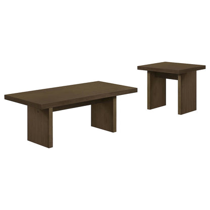 Decker Square Occasional Side End Table Walnut