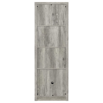 Burke 3-shelf Engineered Wood Media Tower Grey Driftwood