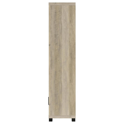 Sachin 3-shelf Engineered Wood Media Tower Distressed Pine