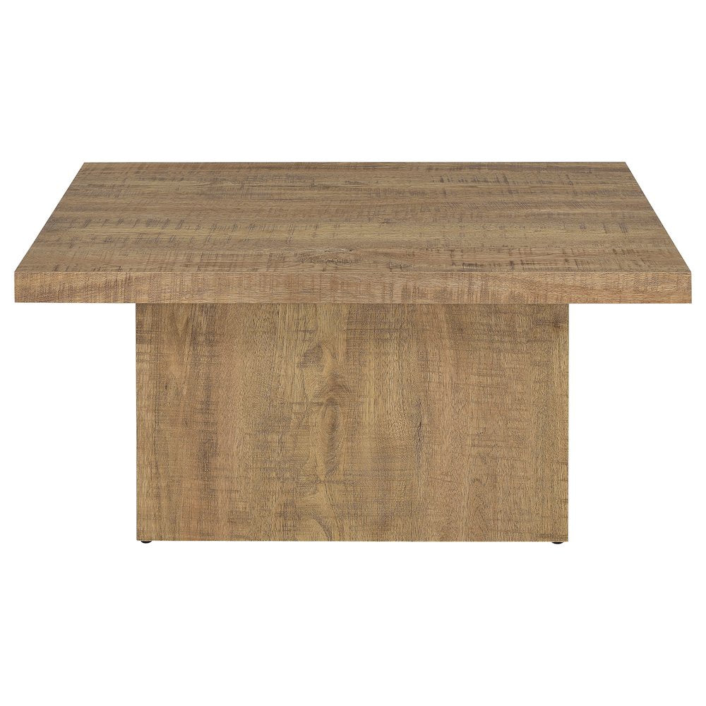 Devar Square Engineered Wood Coffee Table Mango Brown