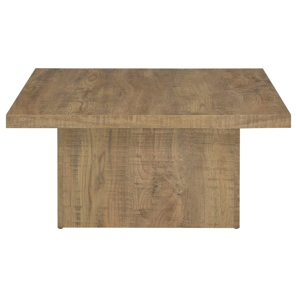 Devar Square Engineered Wood Coffee Table Mango Brown