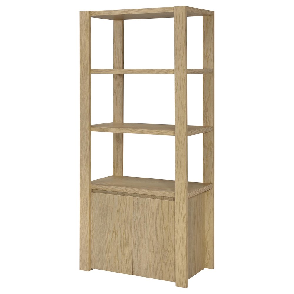 Laurelton 3-piece Entertainment Center TV Stand Light Oak