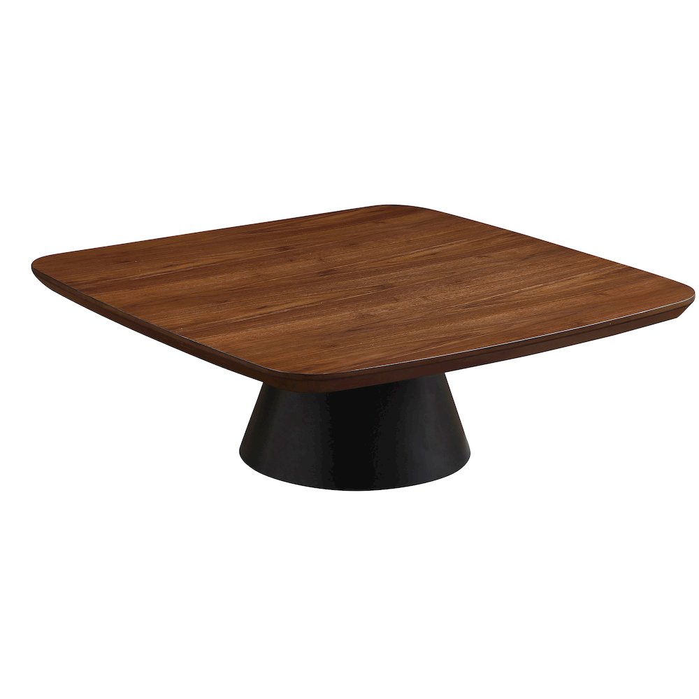 Eason 2-piece Coffee Table Set Walnut and Black