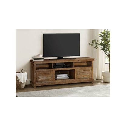 Payne 70-inch TV Stand Media Console Distressed Brown