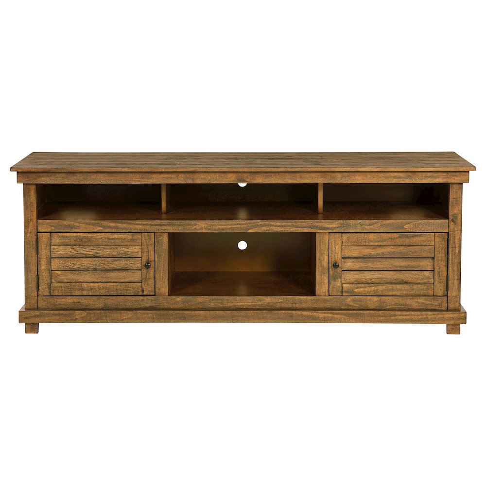 Payne 70-inch TV Stand Media Console Distressed Brown
