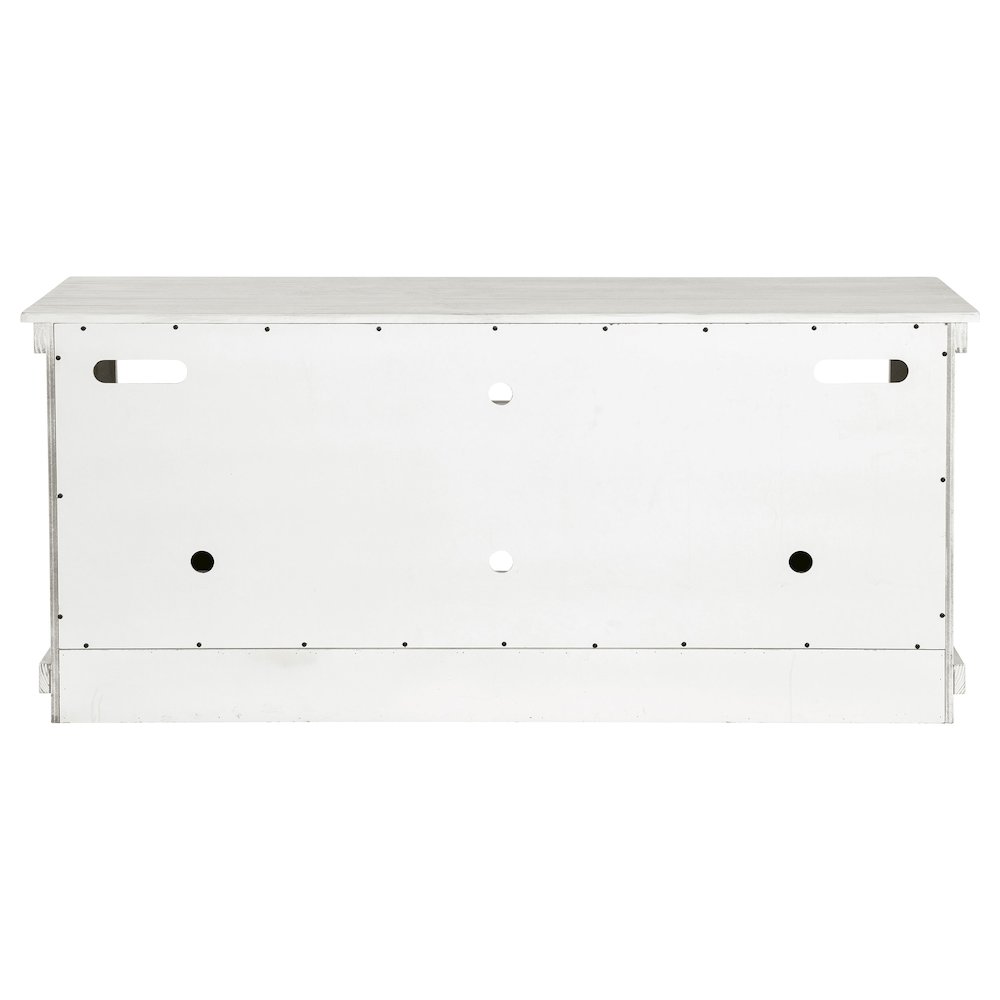 Payne 60-inch TV Stand Media Console Distressed White