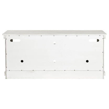 Payne 60-inch TV Stand Media Console Distressed White