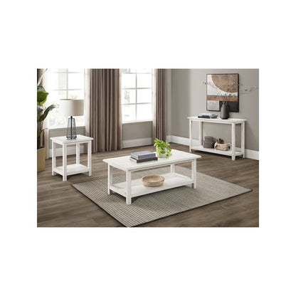 Payne Wood Entryway Sofa Console Table White