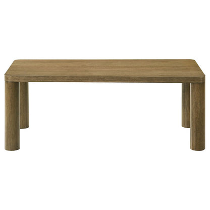 Castlewood 3-piece Cocktail Coffee Table Set Brown Oak