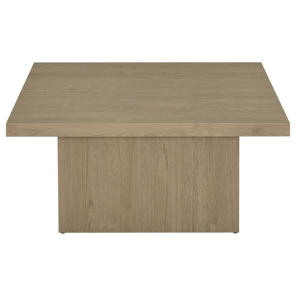 Devar 3-piece Square Cocktail Coffee End Table Set Latte