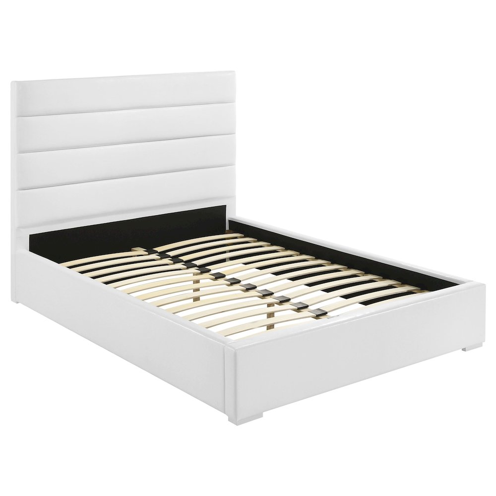 Felicity 53-inch Upholstered Twin Platform Bed White