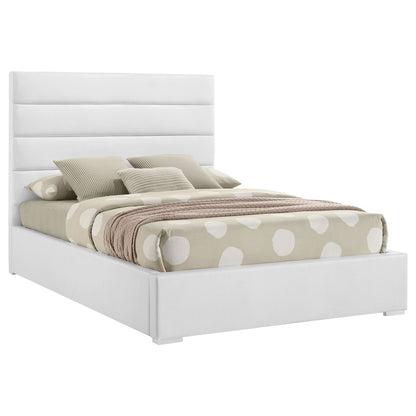 Felicity 53-inch Upholstered Twin Platform Bed White