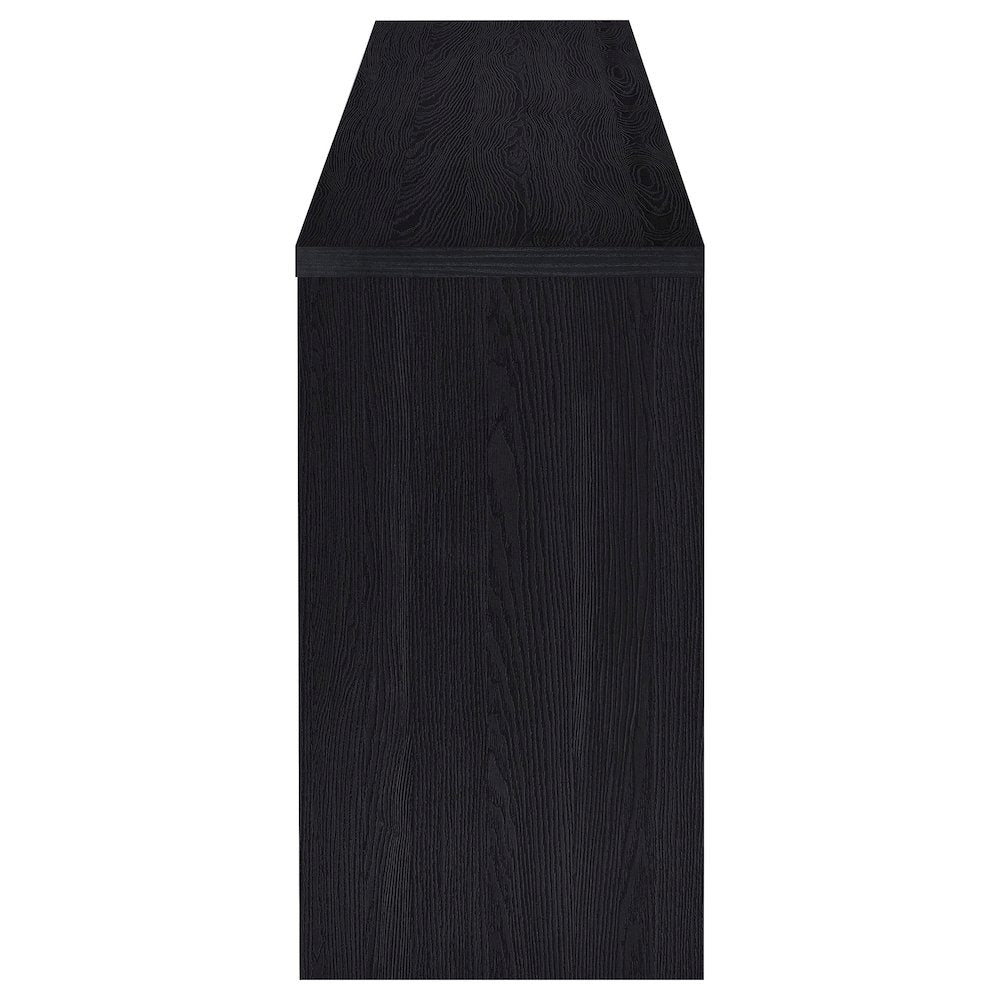 Denison 79-inch 4-door TV Stand Media Console Black