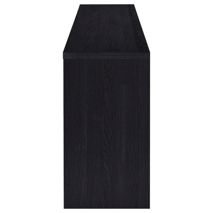 Denison 79-inch 4-door TV Stand Media Console Black
