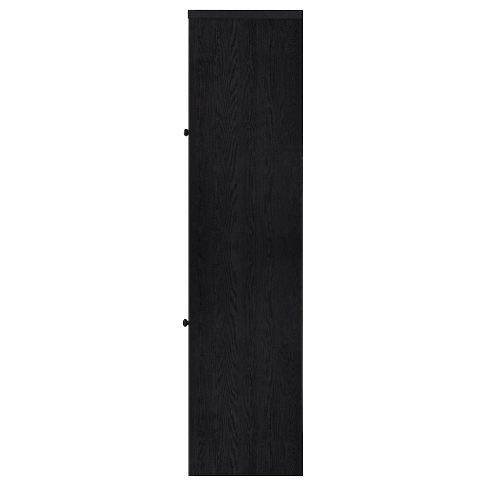 Denison 3-piece Entertainment Center 79-inch TV Stand Black