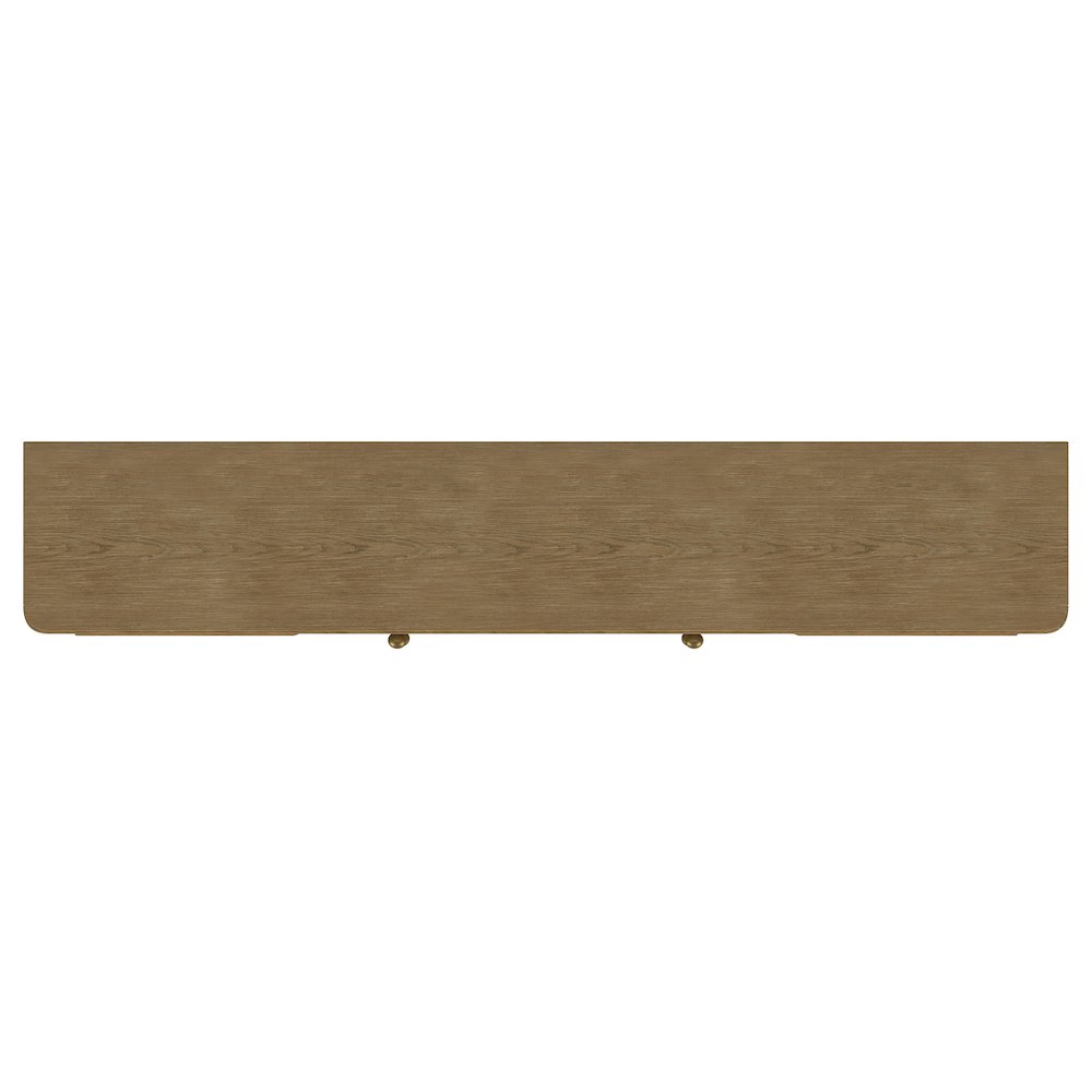 Arini Rattan Cane 2-door TV Stand Media Console Sand Wash