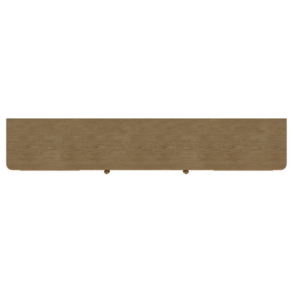 Arini Rattan Cane 2-door TV Stand Media Console Sand Wash
