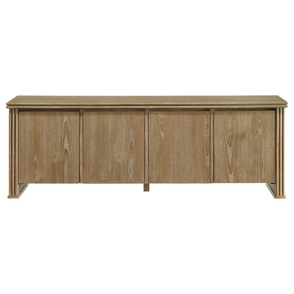Adina 70-inch TV Stand Media Console Distressed Light Brown