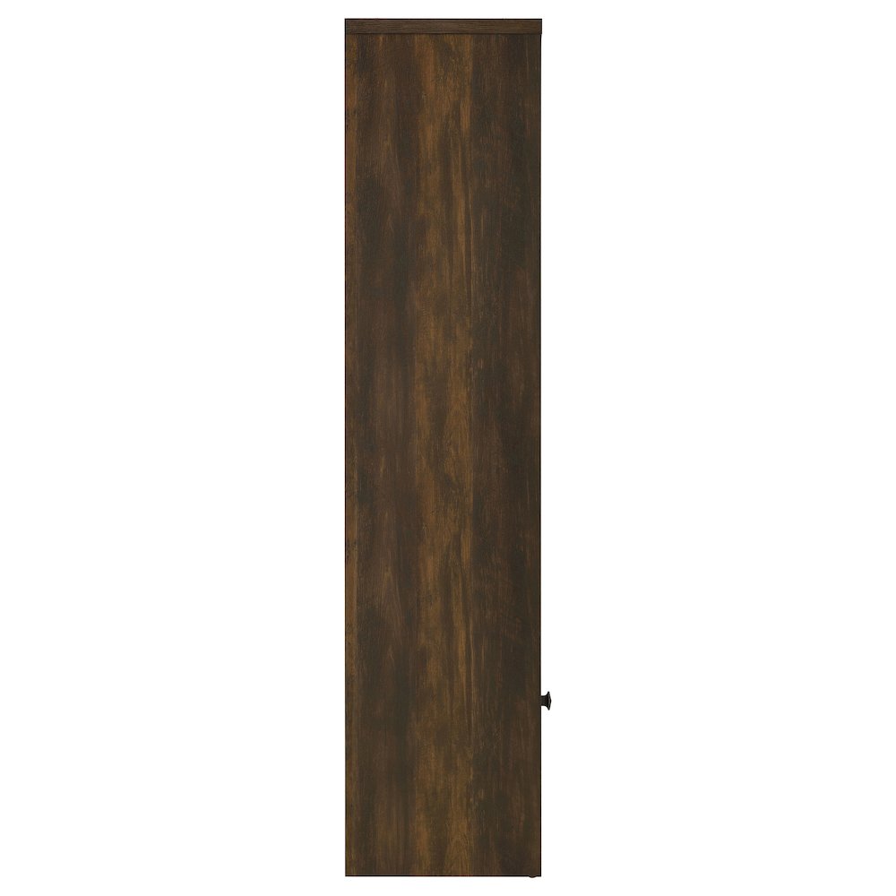 Laughlin 3-shelf Engineered Wood Media Tower Dark Pine