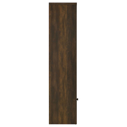 Laughlin 3-shelf Engineered Wood Media Tower Dark Pine
