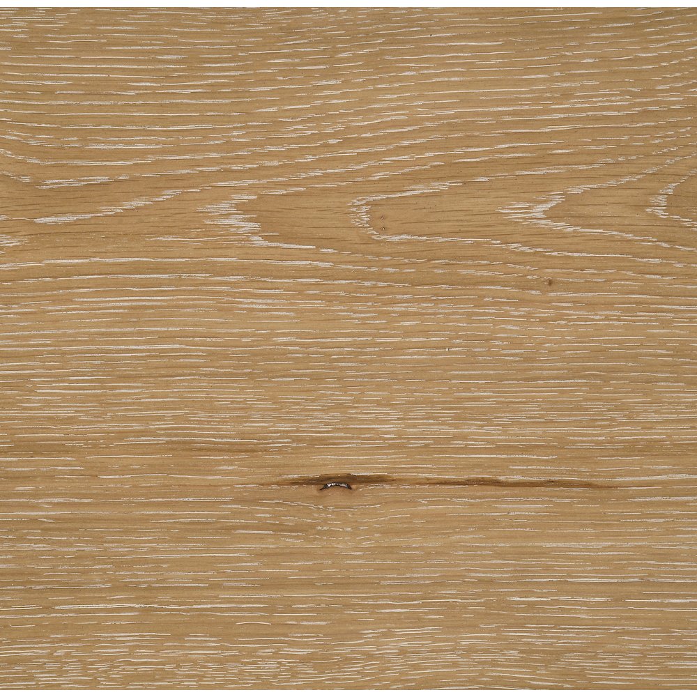 Kessler Round Sculptural Wood Coffee Table Light Oak