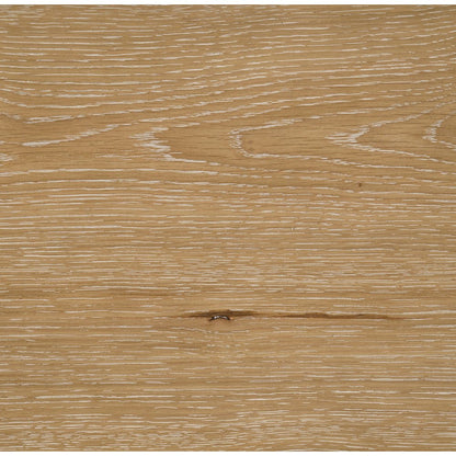 Kessler Round Sculptural Wood Coffee Table Light Oak