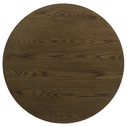 Kessler 3-piece Round Sculptural Wood Coffee Table Set Brown