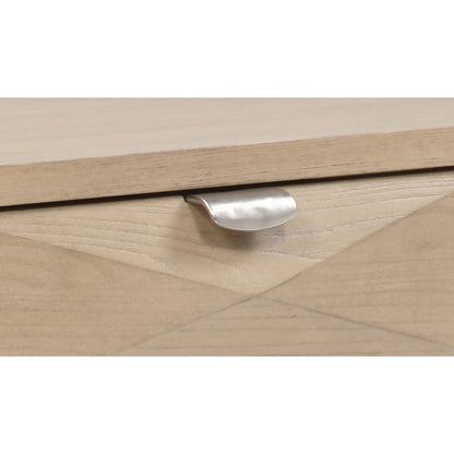 Marcelo Wood End Table with Drawer and Shelf Light Elm